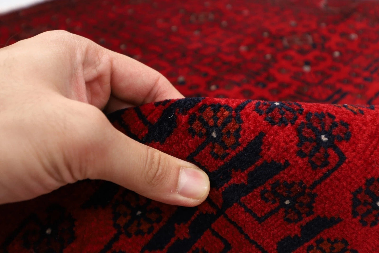 152 x 202 cm | Belgic Tribal Hand Knotted Wool Carpet