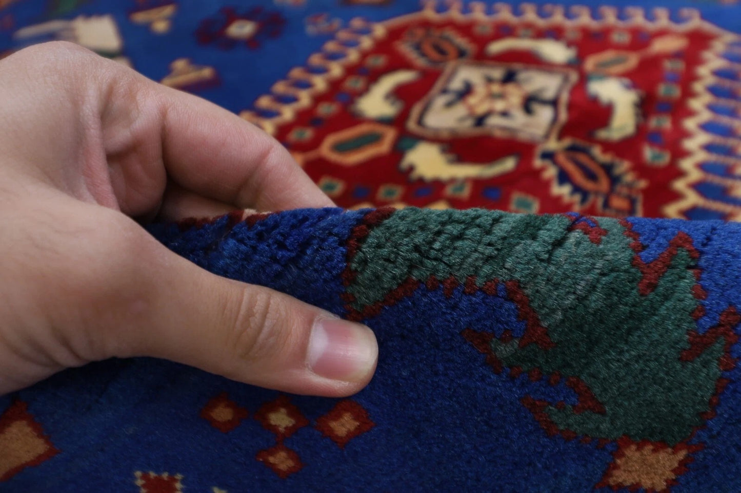 149 x 204 cm | Maranoce Afghan Tribal Hand Knotted Veg Dye Wool Carpet