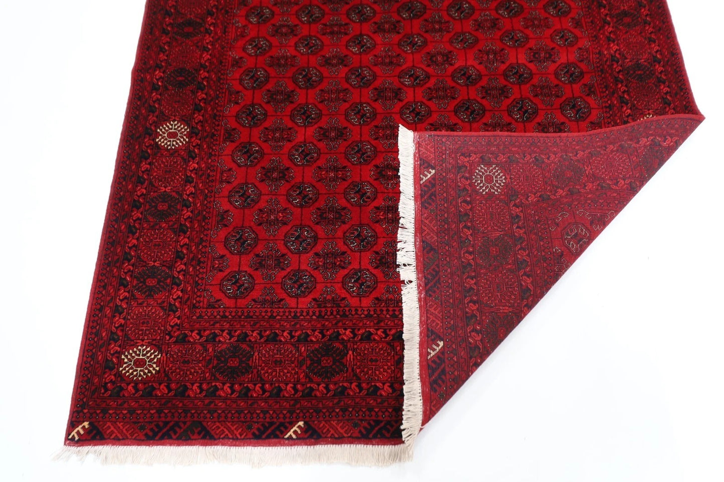 146 x 193 cm | Kerman Afghan Tribal Hand Knotted Veg Dye Wool Carpet