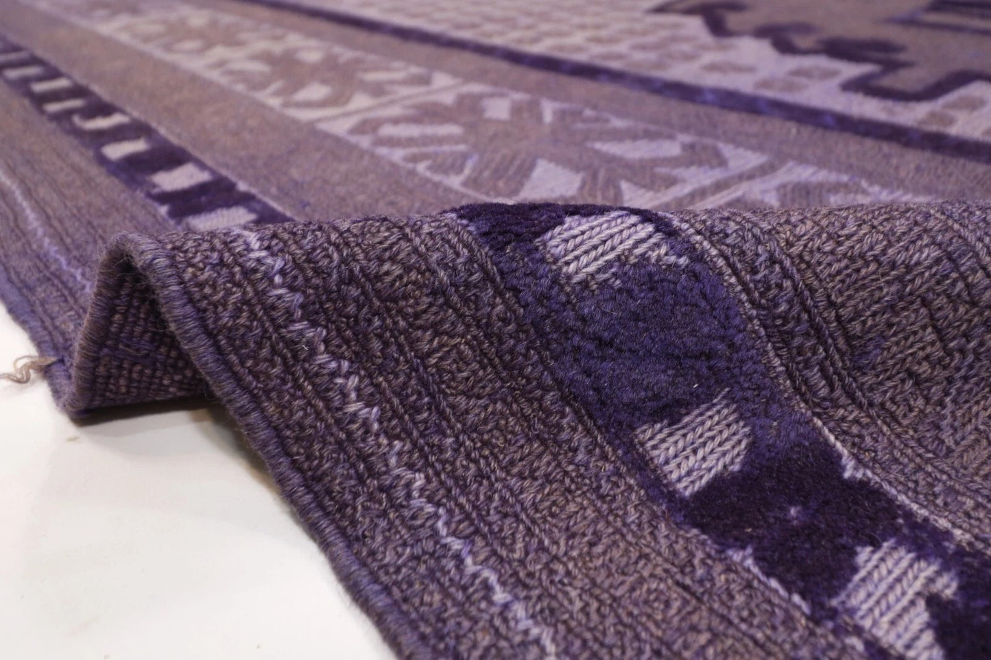 180 x 262 cm | Barjesta Flat Weaved Afghan Tribal Hand Knotted Over dye Wool Carpet kilim