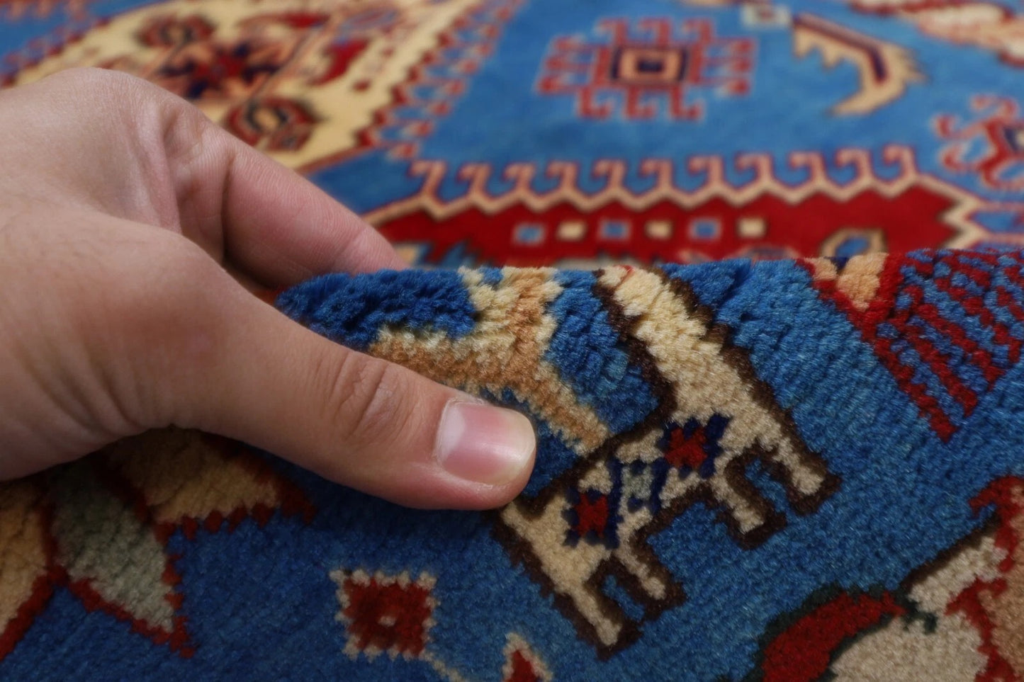 155 x 210 cm | Maranoce Afghan Tribal Hand Knotted Veg Dye Wool Carpet