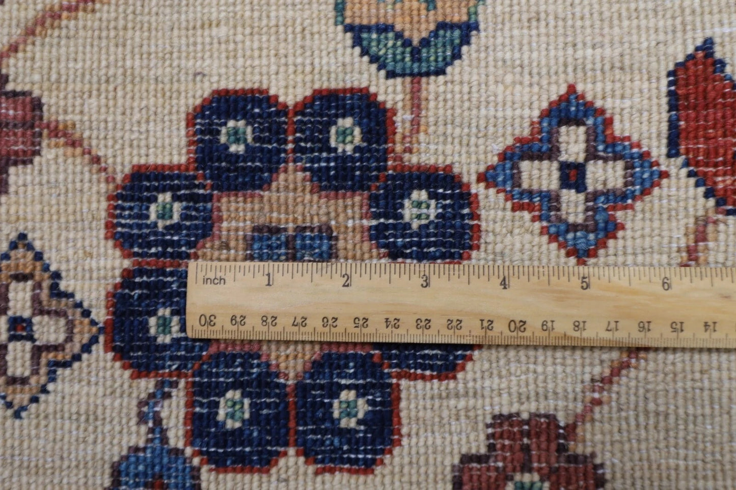 247 x 250 cm | Medallion Afghan Tribal Hand Knotted Wool Carpet