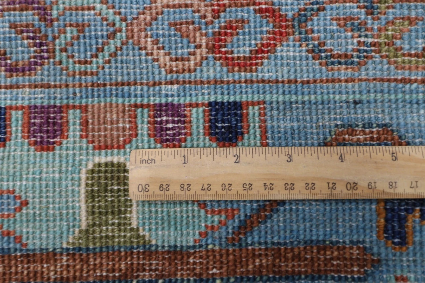 277 x 368 cm | Waziri Blue Afghan Tribal Hand Knotted Carpet