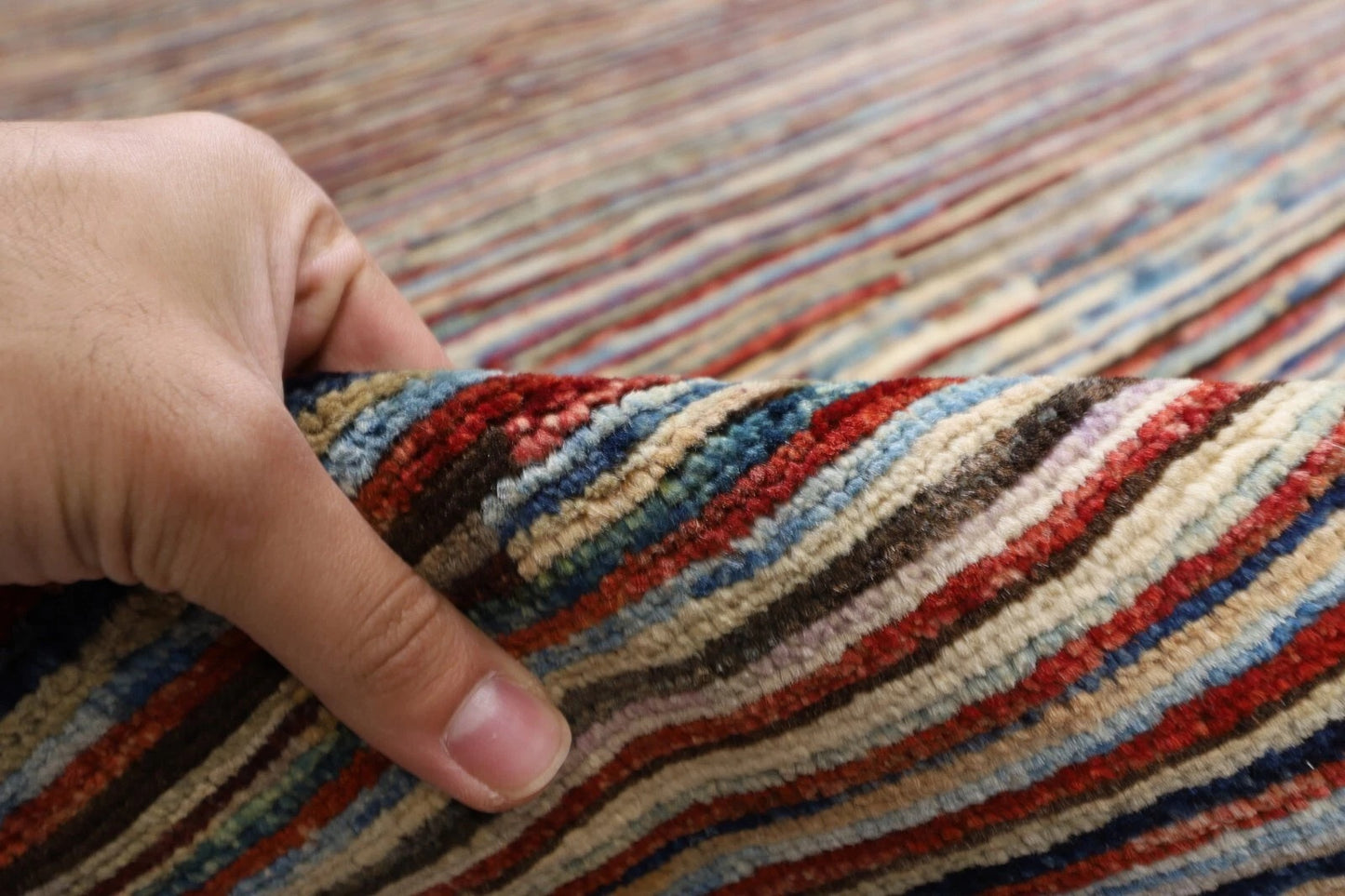239 x 302 cm | Gabbeh Afghan Tribal Hand Knotted Carpet