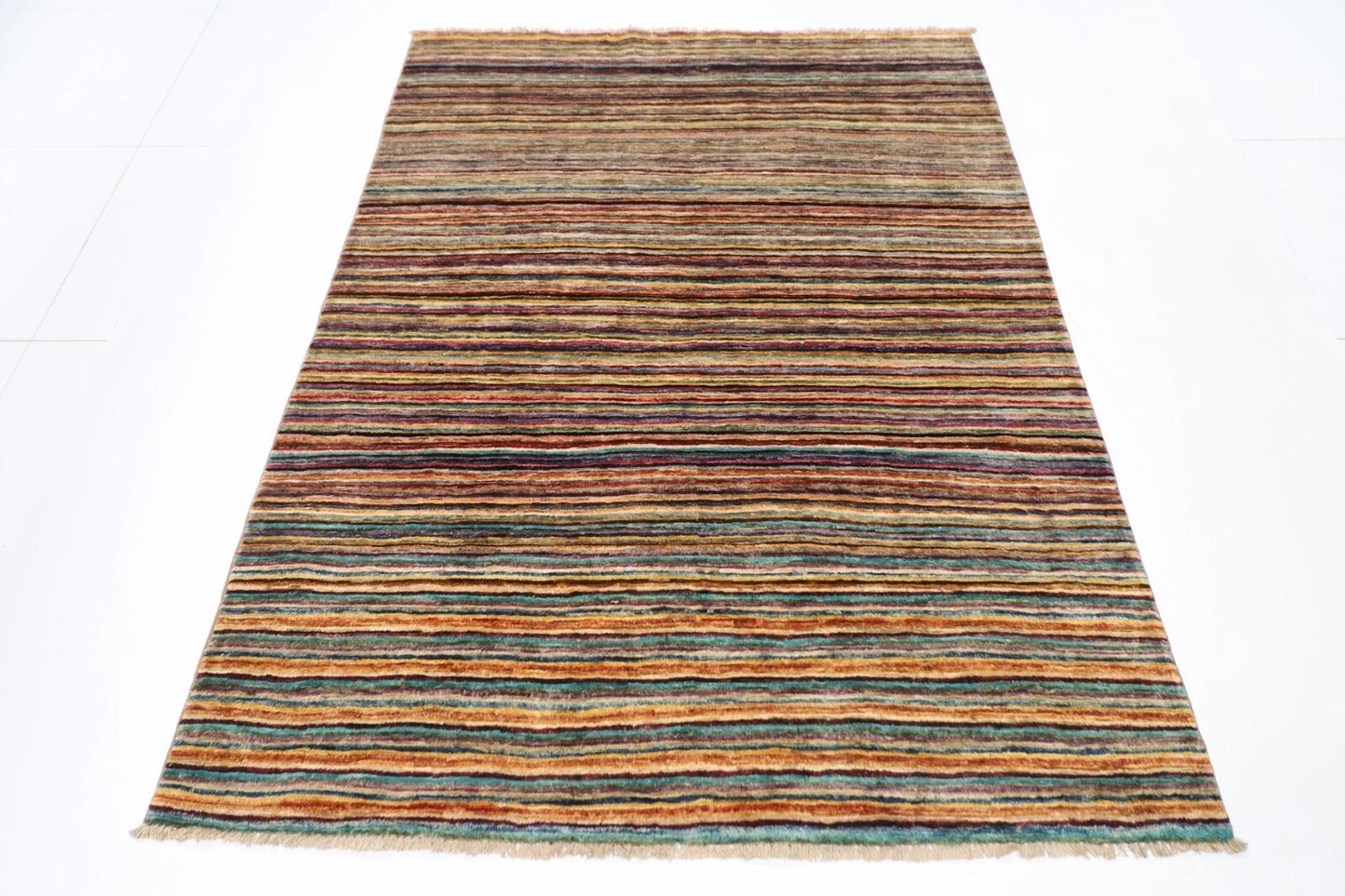142 x 195 cm | Gabbeh Afghan Tribal Hand Knotted Veg Dye Wool carpet