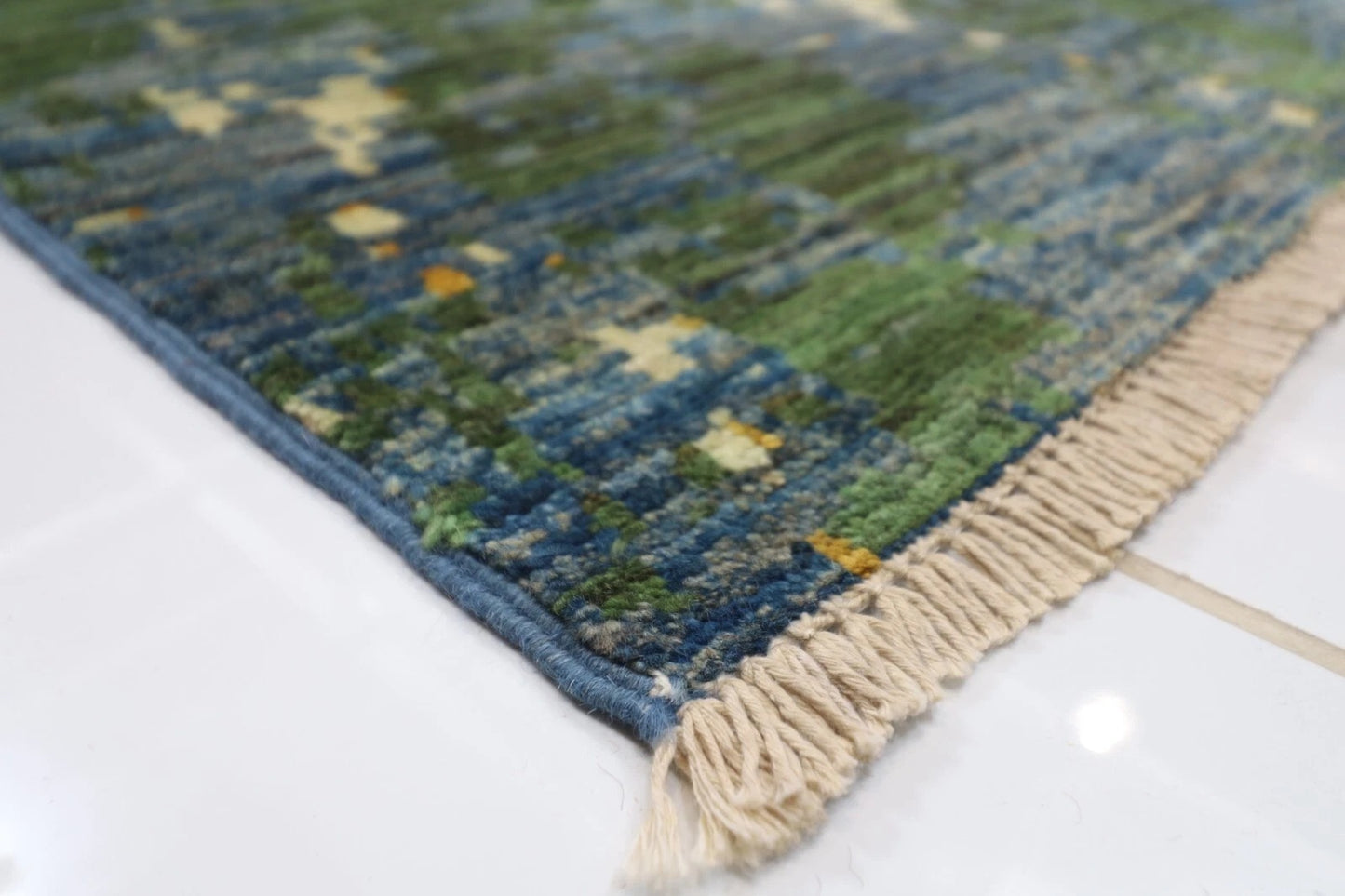 298 x 412 cm | Abstract Afghan Tribal Hand Knotted Carpet