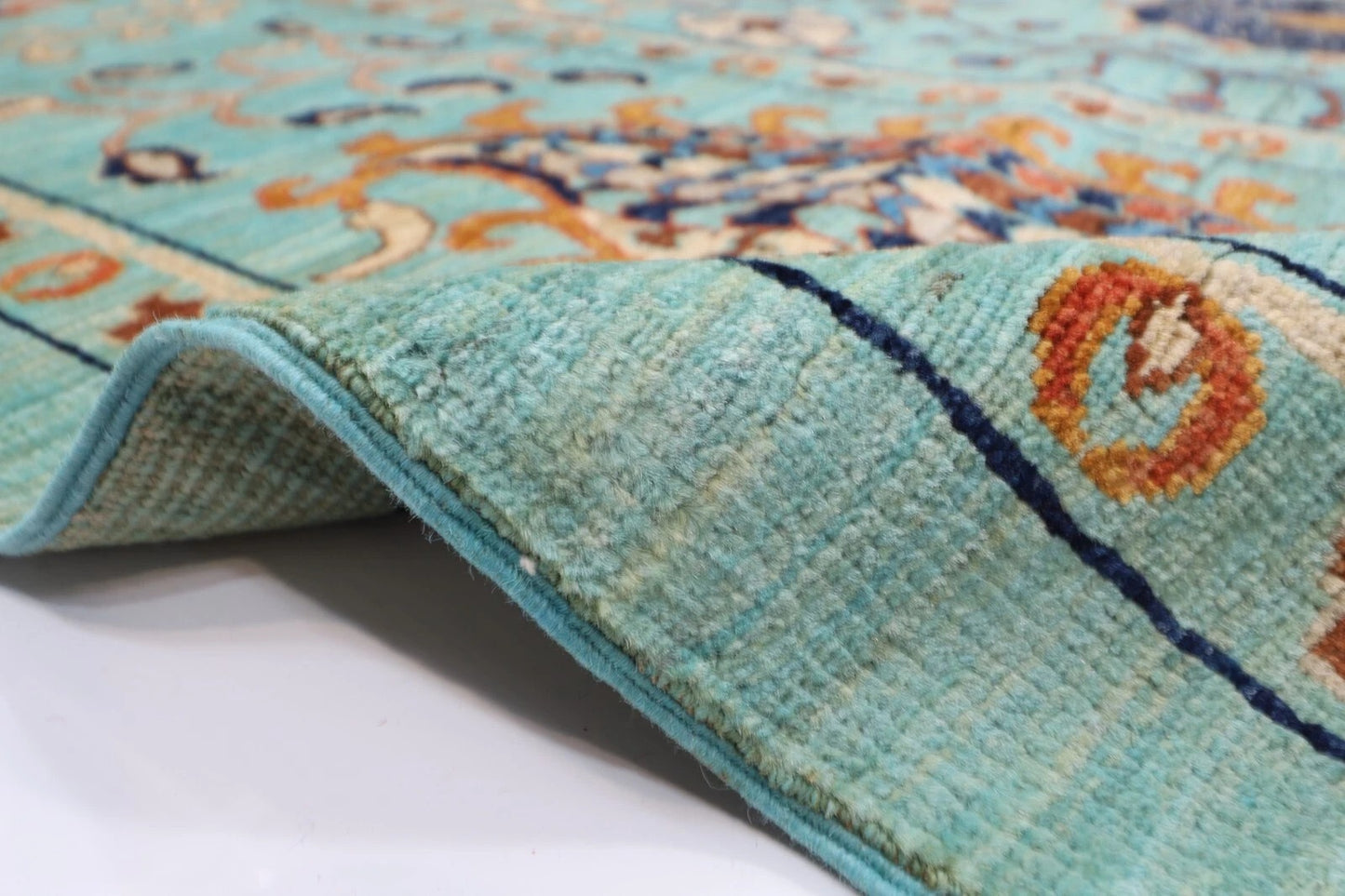 182 x 272 cm |  Suzani Afghan Tribal Hand Knotted Veg Dye Wool carpet