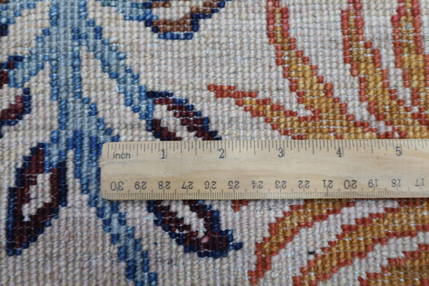 183 x 275 cm |  Birds Beige Afghan Tribal Hand Knotted Veg Dye Wool carpet