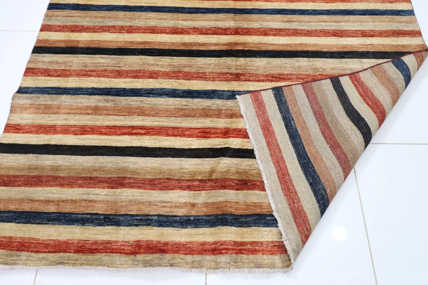 198 x 296 cm | Gabbeh Afghan Tribal Hand Knotted Carpet