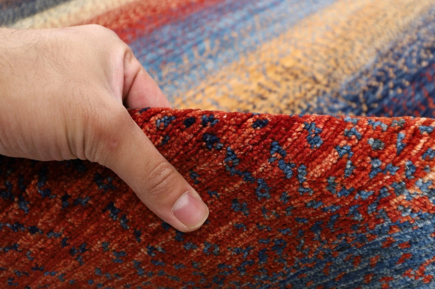 250 x 294 cm | Fine Gabbeh Afghan Tribal Hand Knotted Carpet