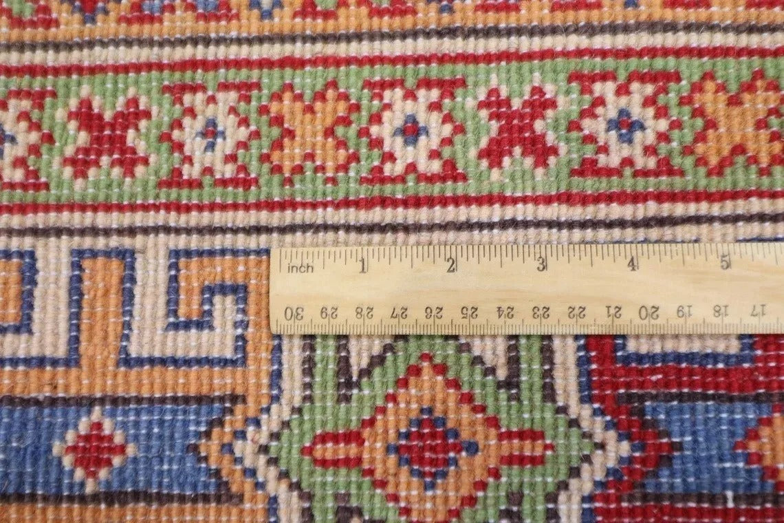 245 x 304 cm | Kazak Yakkish Afghan Tribal Hand Knotted Carpet