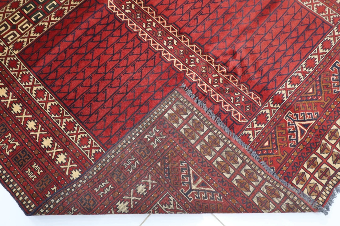 197 x 297 cm | Maranoce Afghan Tribal Hand Knotted Carpet