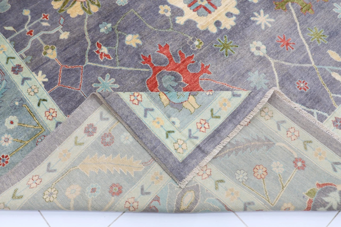305 x 424 cm | Oushak Afghan Hand Knotted Carpet