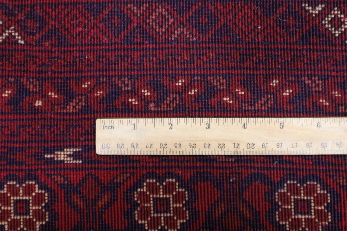 202 x 312 cm | Belgic Afghan Tribal Hand Knotted Carpet