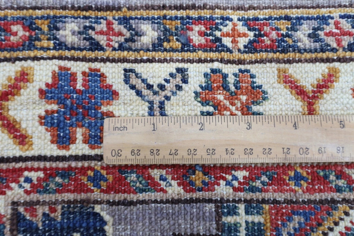 75 x 242 cm | Kazak Afghan Tribal Hand Knotted Wool Runner