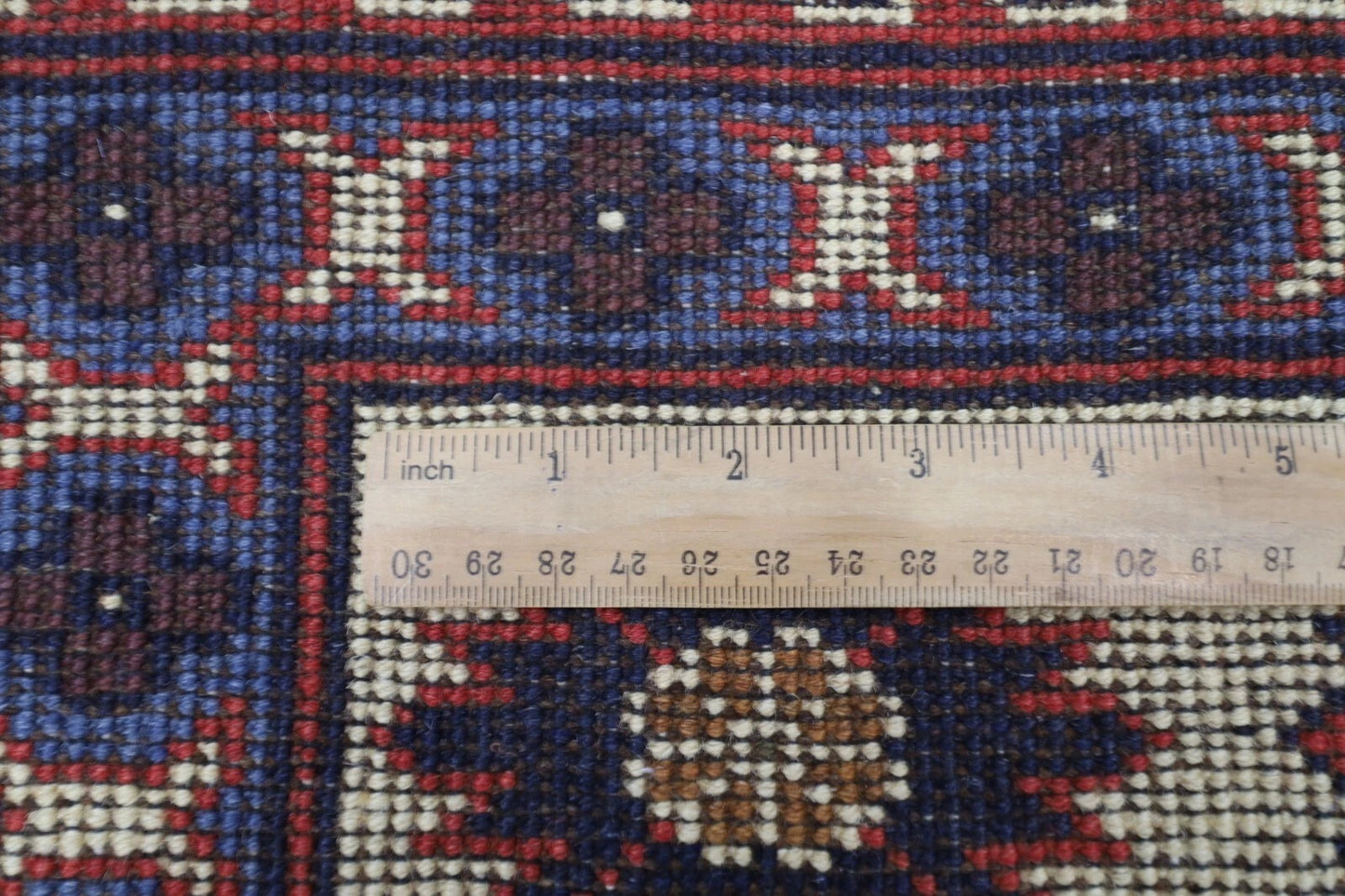 174 x 255 cm | Kazak Red Afghan Tribal Hand Knotted Wool Carpet