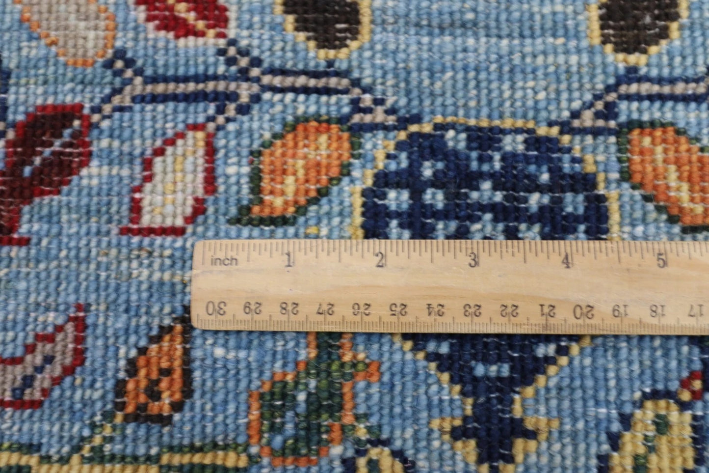 178 x 246 cm | Pomegranate Afghan Tribal Hand Knotted Veg Dye Wool Carpet