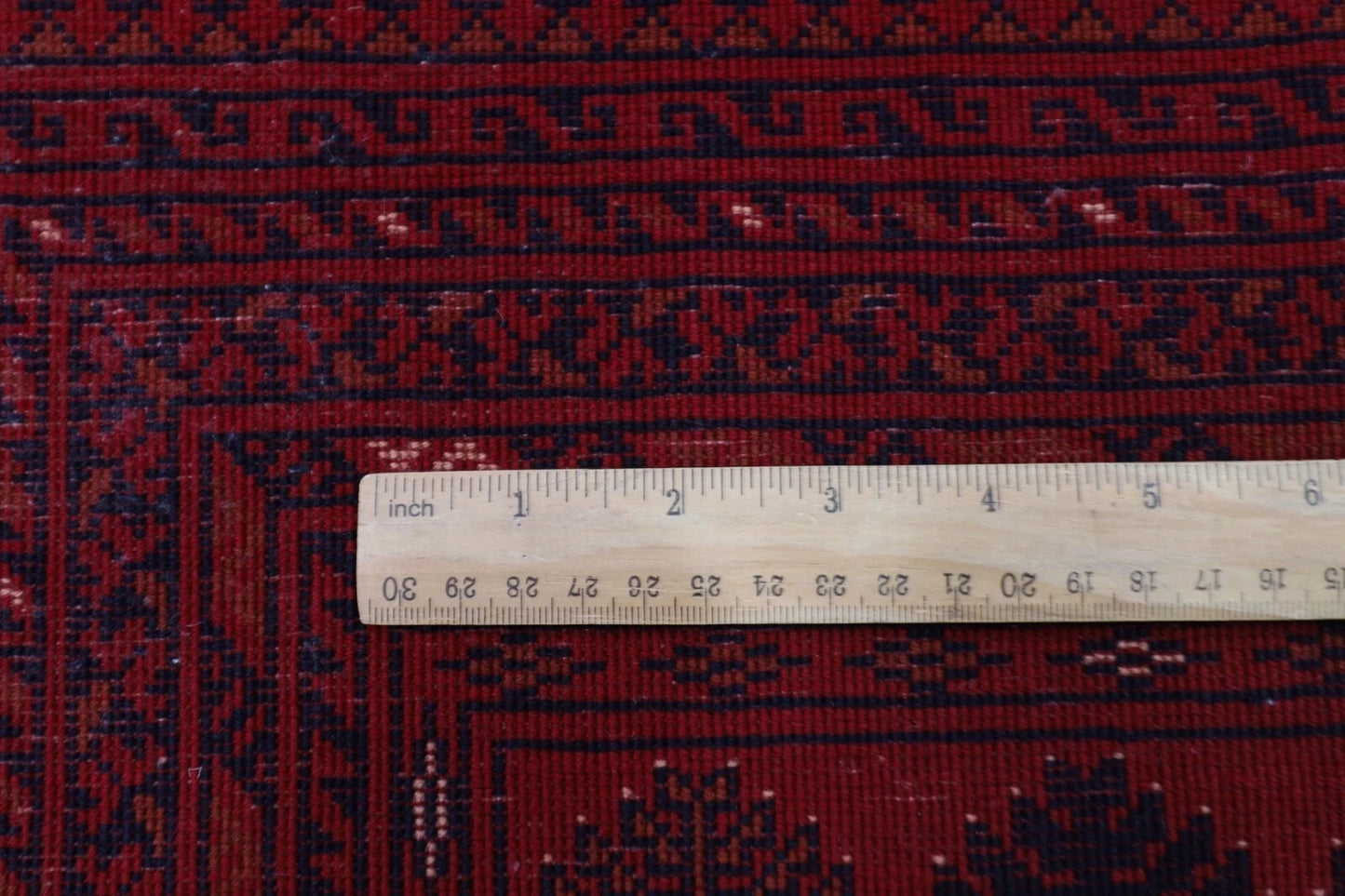 202 x 298 cm | Fine Mori Bokhara Afghan Tribal Hand Knotted Carpet