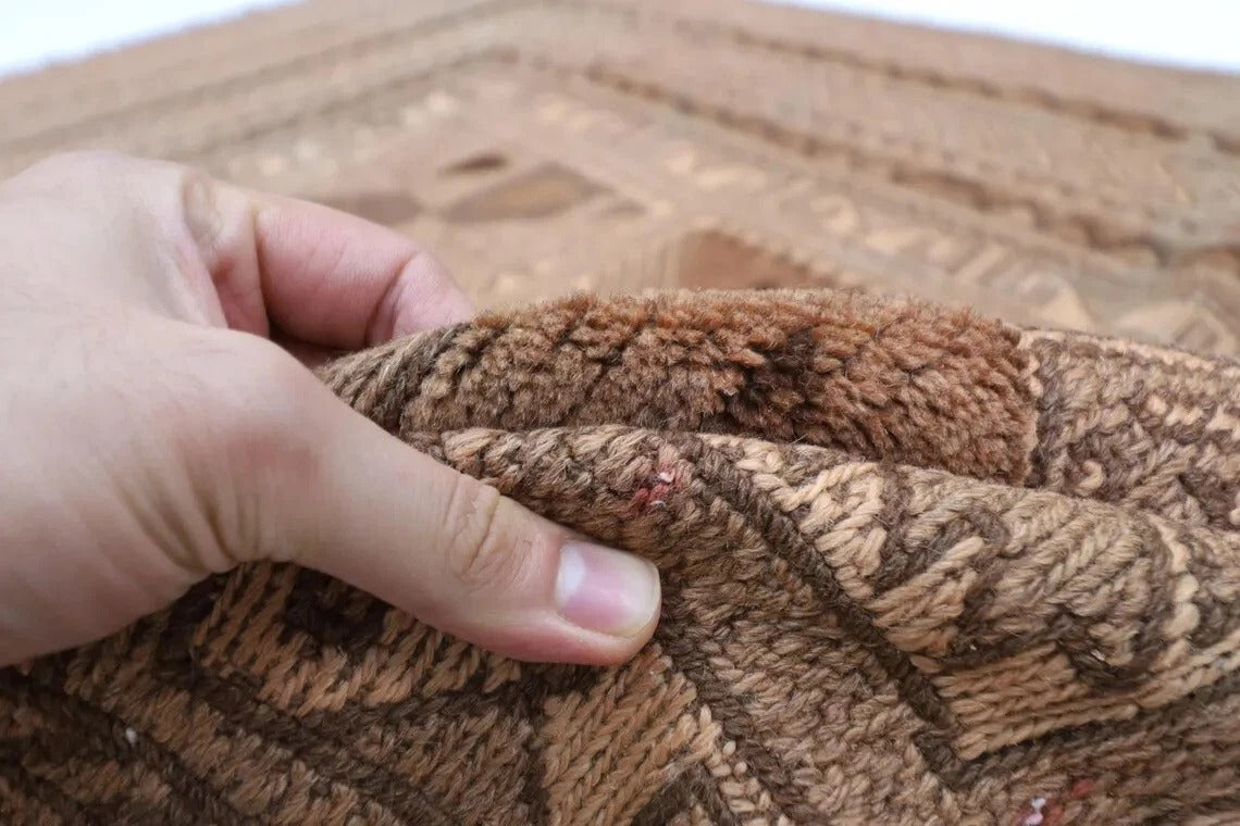 186 x 263 cm | Barjesta Beige Flat Weaved Afghan Tribal Hand Knotted Carpet Kilim
