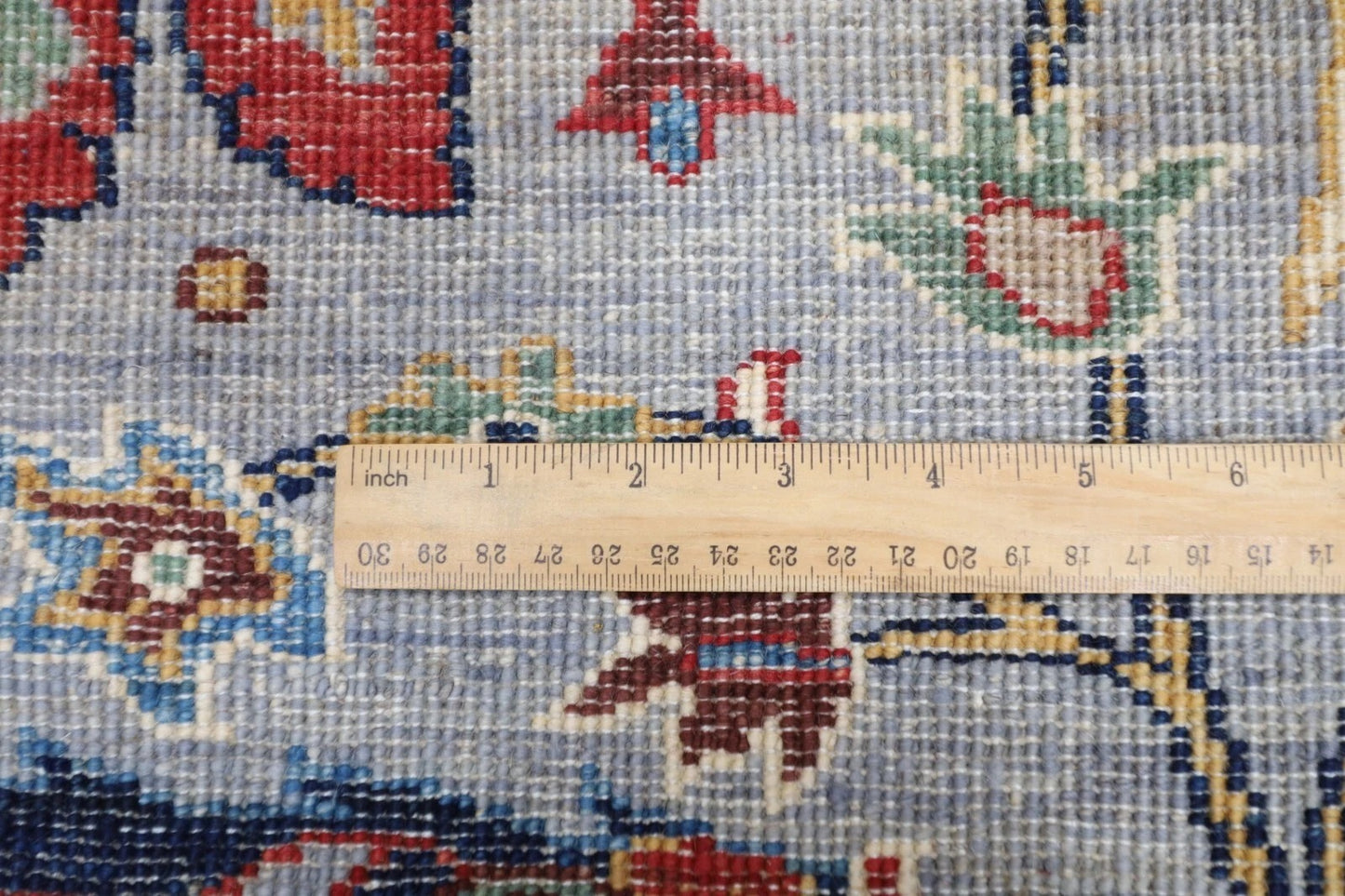 173 x 239 cm | Sickle Leaf Afghan Tribal Hand Knotted Veg Dye Wool Carpet