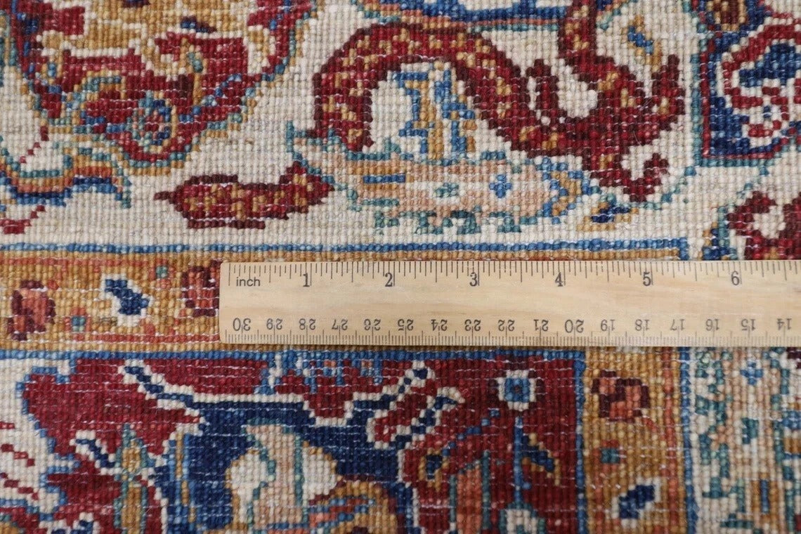 154 x 197 cm | Kerman Afghan Tribal Hand Knotted Veg Dye Wool Carpet
