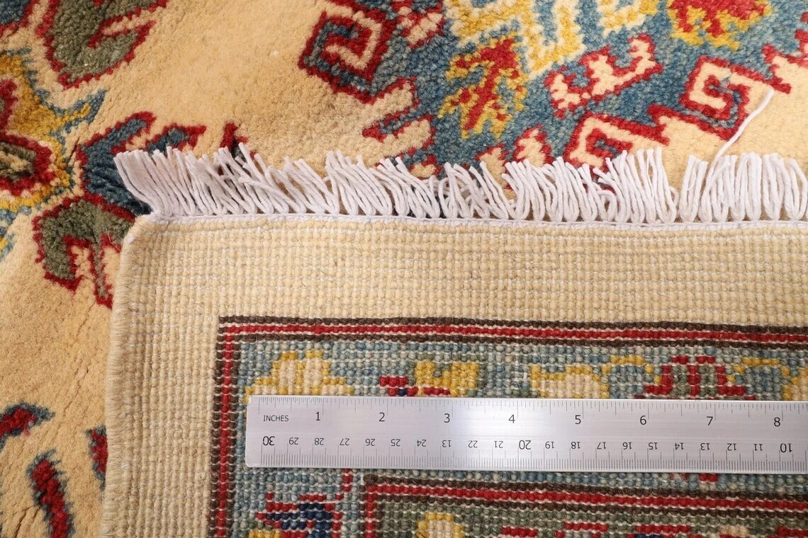 305 x 424 cm | Yakkish Beige Afghan Tribal Hand Knotted Carpet