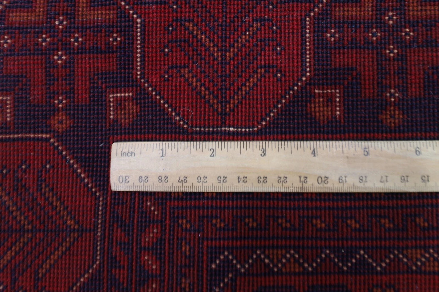 154 x 203 cm | Belgic Tribal Hand Knotted Veg Dye Wool Carpet