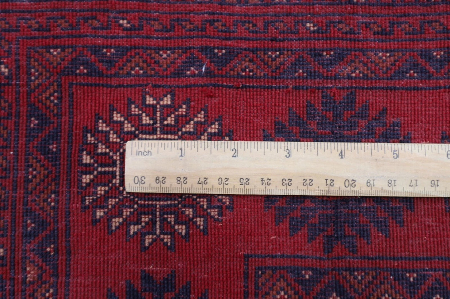 208 x 252 cm | Fine Mori Bokhara Afghan Tribal Hand Knotted Carpet