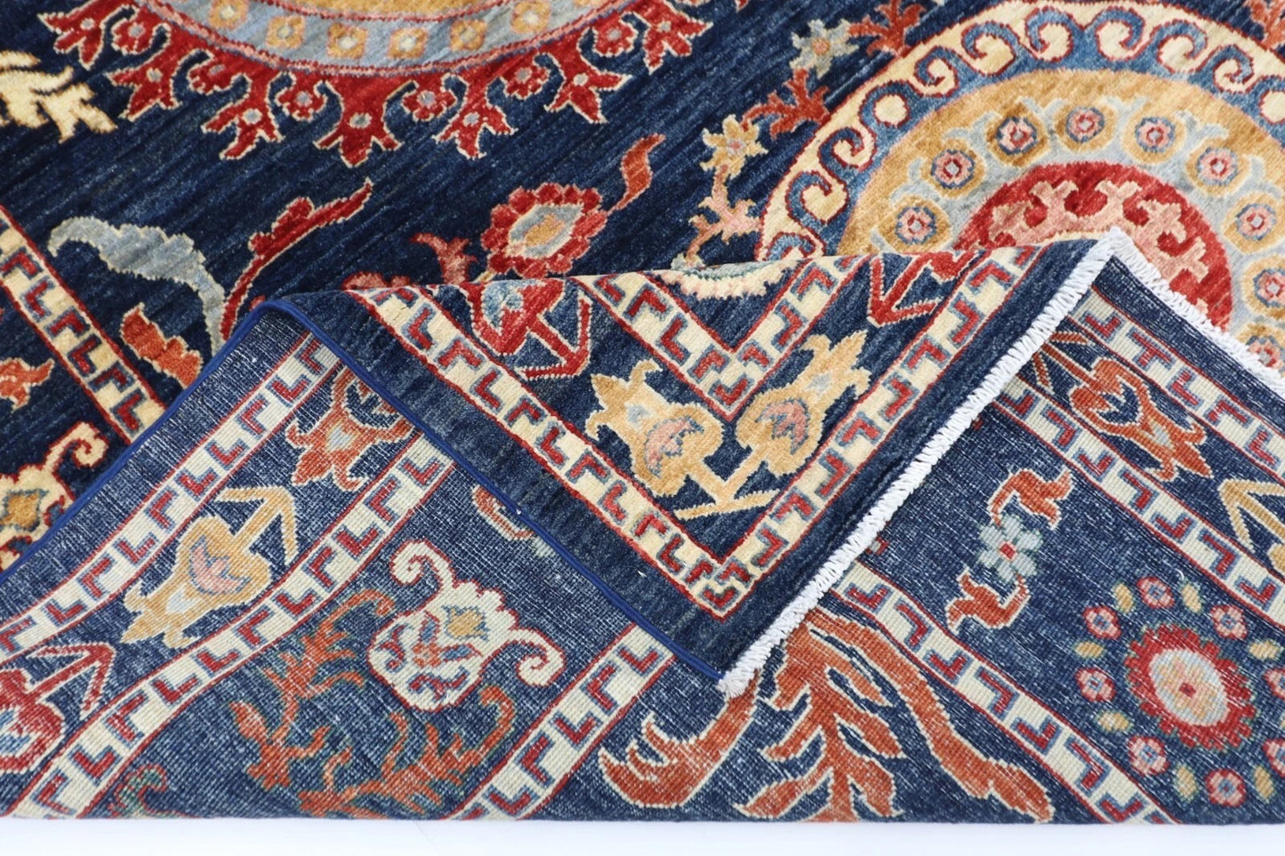 205 x 297 cm | Suzani Afghan Tribal Hand Knotted Carpet