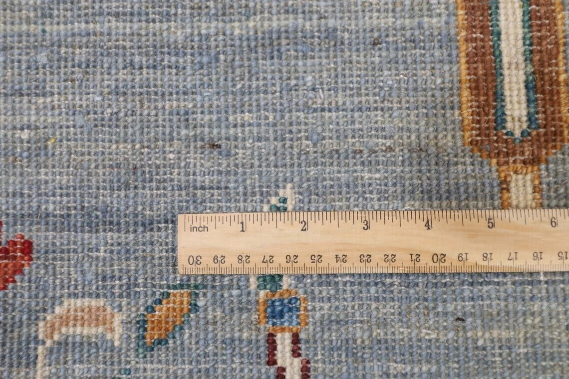 253 x 301 cm | Landscape Afghan Tribal Hand Knotted Carpet