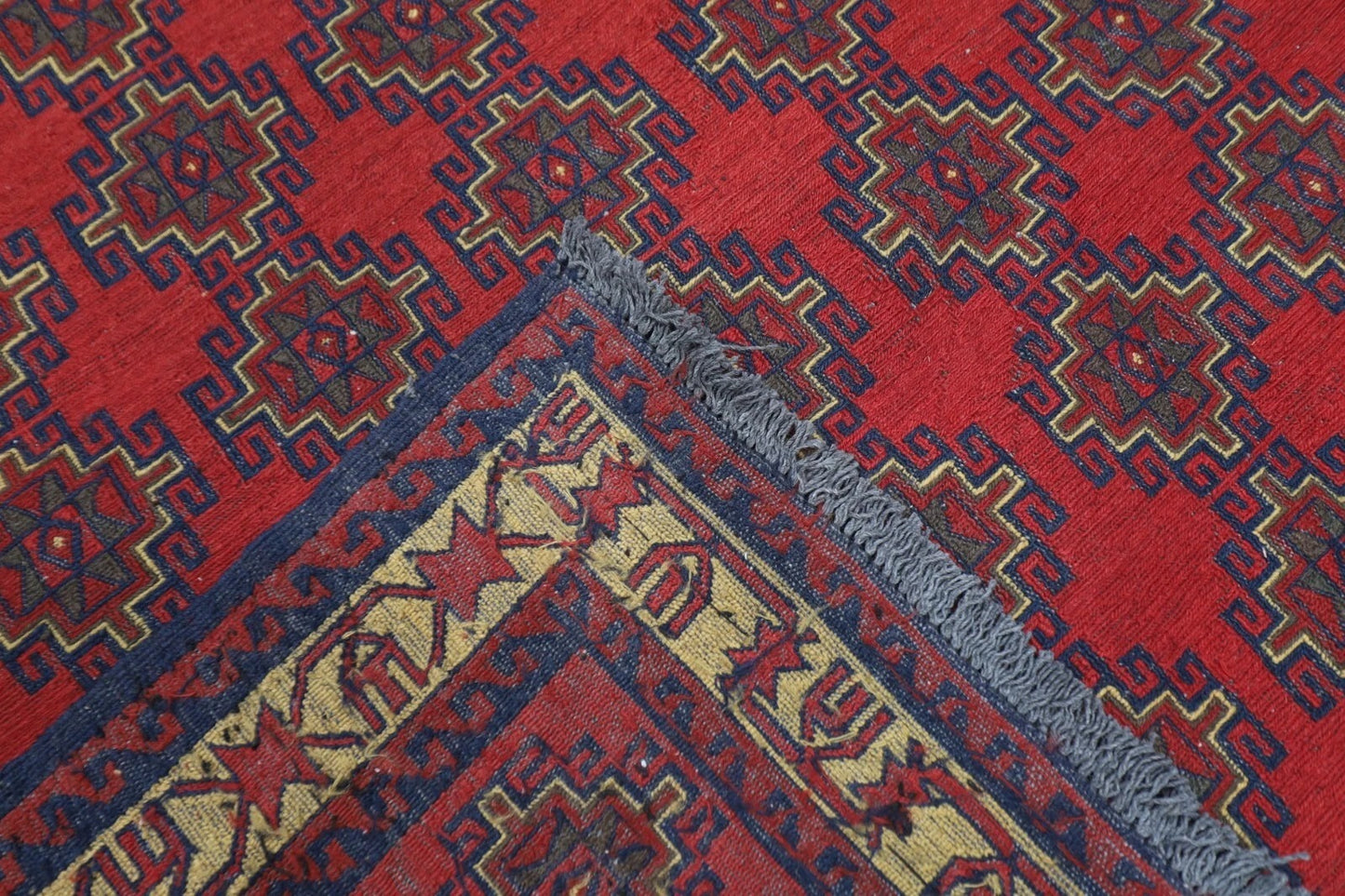 198 x 294 cm | Sumak Flat Weaved Afghan Tribal Hand Knotted Carpet