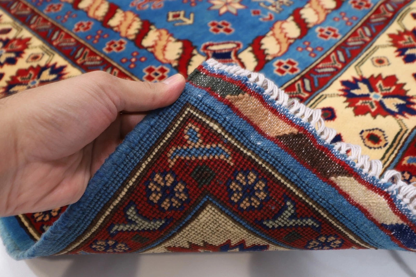 155 x 210 cm | Maranoce Afghan Tribal Hand Knotted Veg Dye Wool Carpet