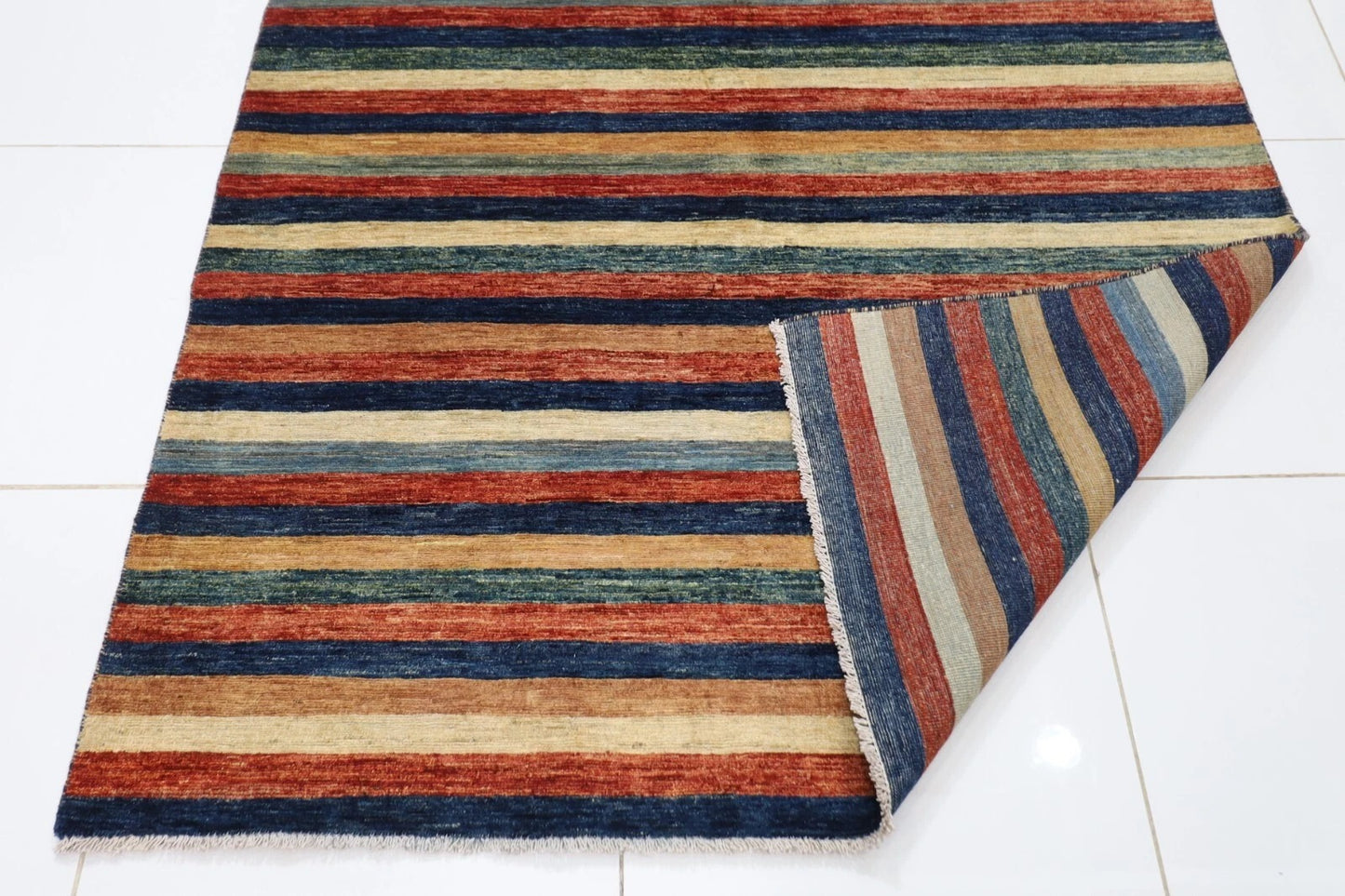 165 x 270 cm | Gabbeh Afghan Tribal Hand Knotted Veg Dye Wool carpet