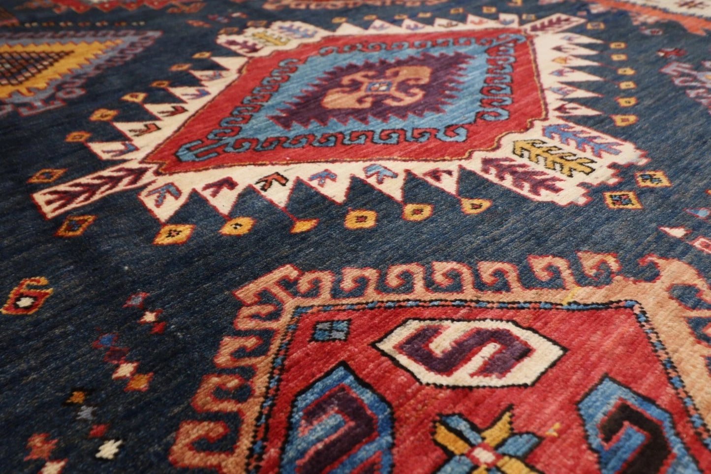 320 x 390 cm | Waziri Afghan Tribal Hand Knotted Carpet
