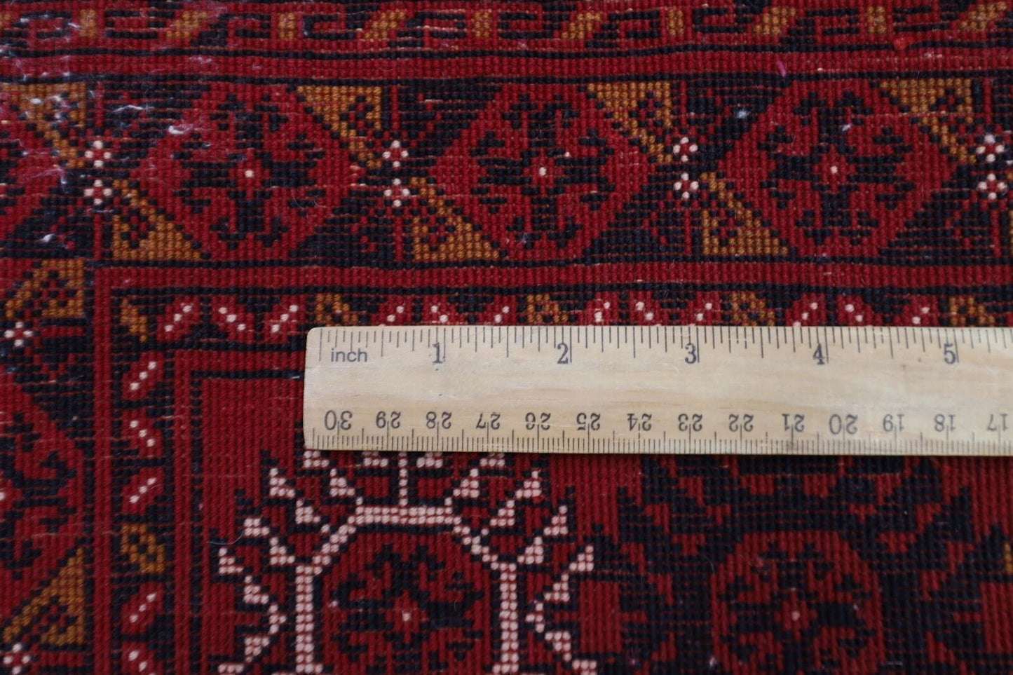 207 x 274 cm | Fine Mori Bokhara Afghan Tribal Hand Knotted Carpet