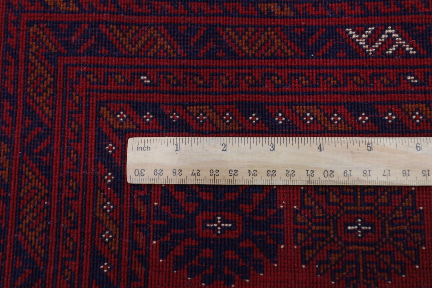 202 x 292 cm | Fine Mori Bokhara Afghan Tribal Hand Knotted Carpet
