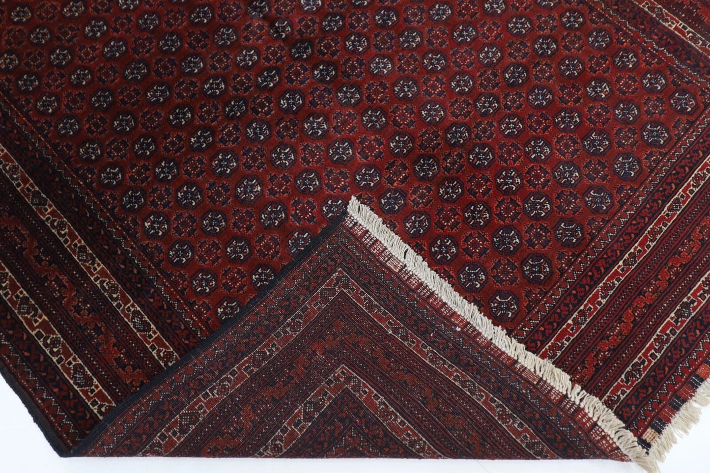 149 x 198 cm | Belgic Tribal Hand Knotted Wool Carpet