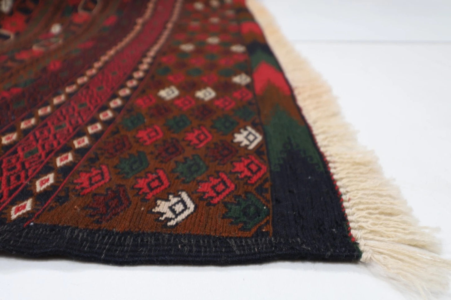 118 x 190 cm | Flat Weave Afghan Tribal Hand Knotted Veg Dye Wool carpet