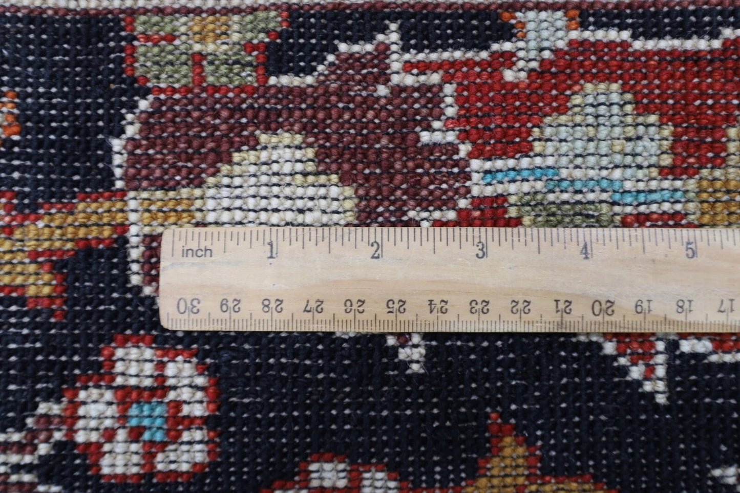 185 x 265 cm | Bidjar Black Afghan Tribal Hand Knotted Veg Dye Wool carpet