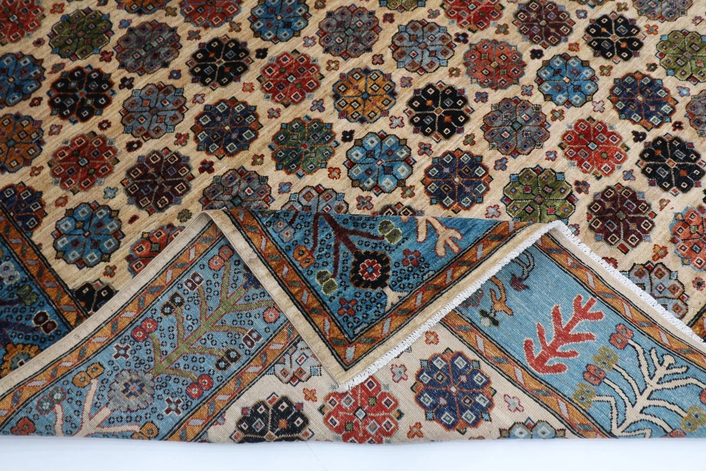 244 x 300 cm | Gul Bahar Afghan Tribal Hand Knotted Carpet