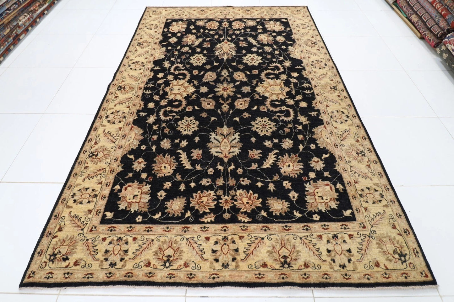200 x 306 cm | Chobi Afghan Tribal Hand Knotted Carpet