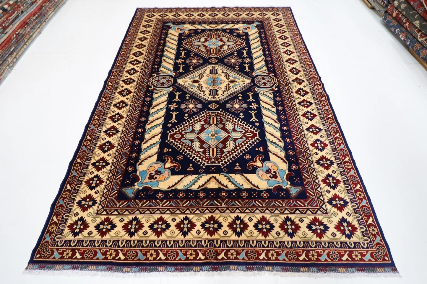 203 x 302 cm | Maranoce Afghan Tribal Hand Knotted Carpet