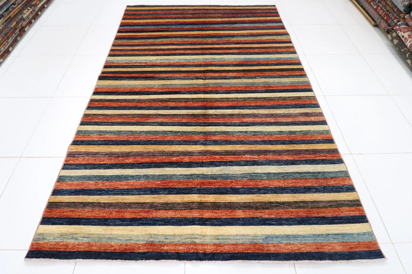 200 x 296 cm | Gabbeh Afghan Tribal Hand Knotted Carpet