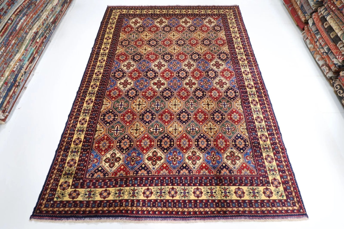 250 x 350 cm | Maranoce Afghan Tribal Hand Knotted Carpet