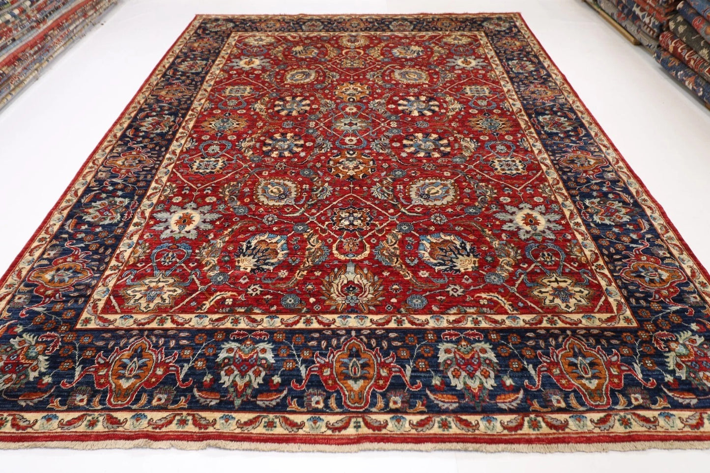271 x 363 cm | Aryana Afghan Tribal Hand Knotted Carpet