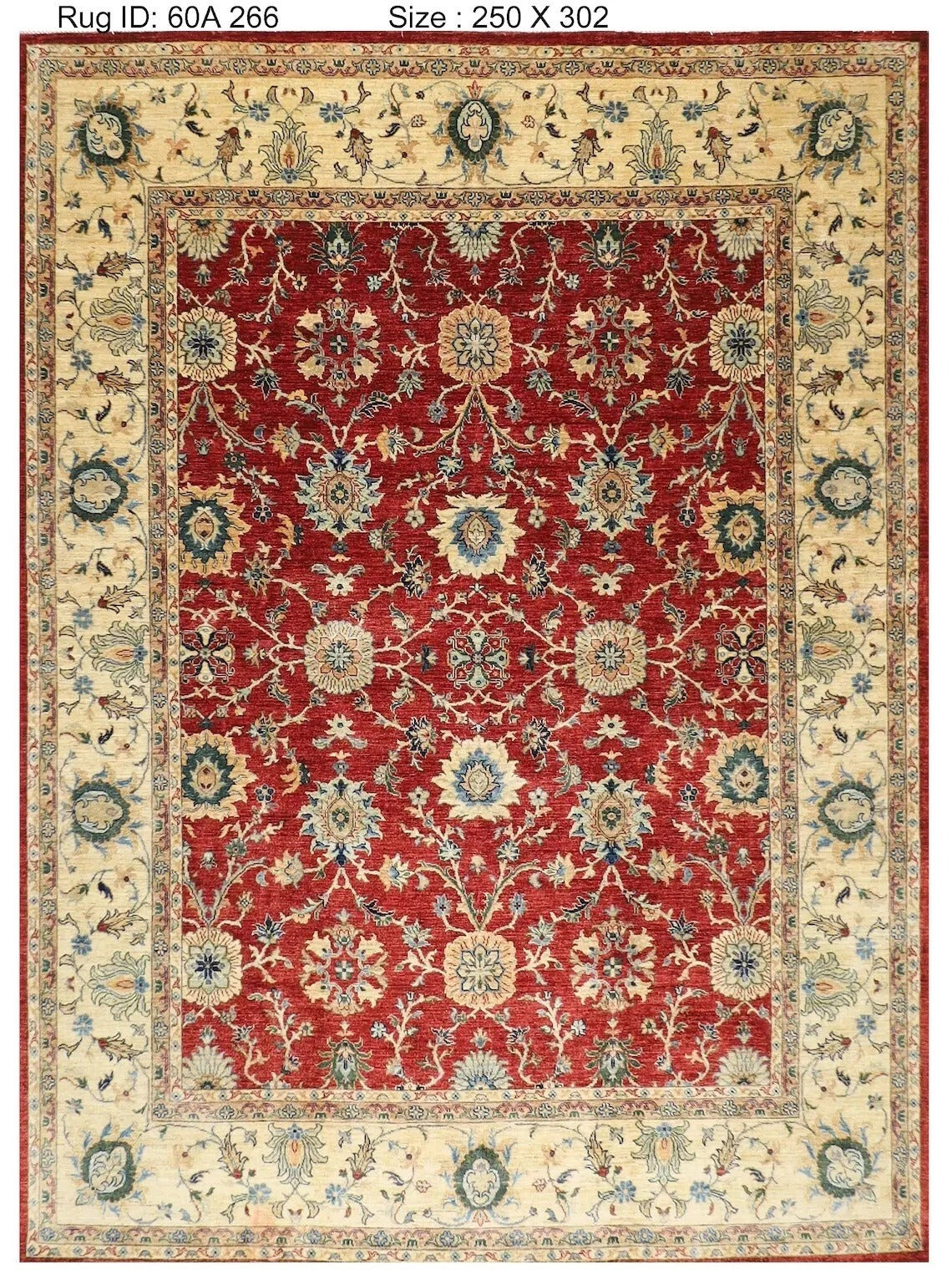 248 x 301 cm | Chobi Afghan Tribal Hand Knotted Carpet