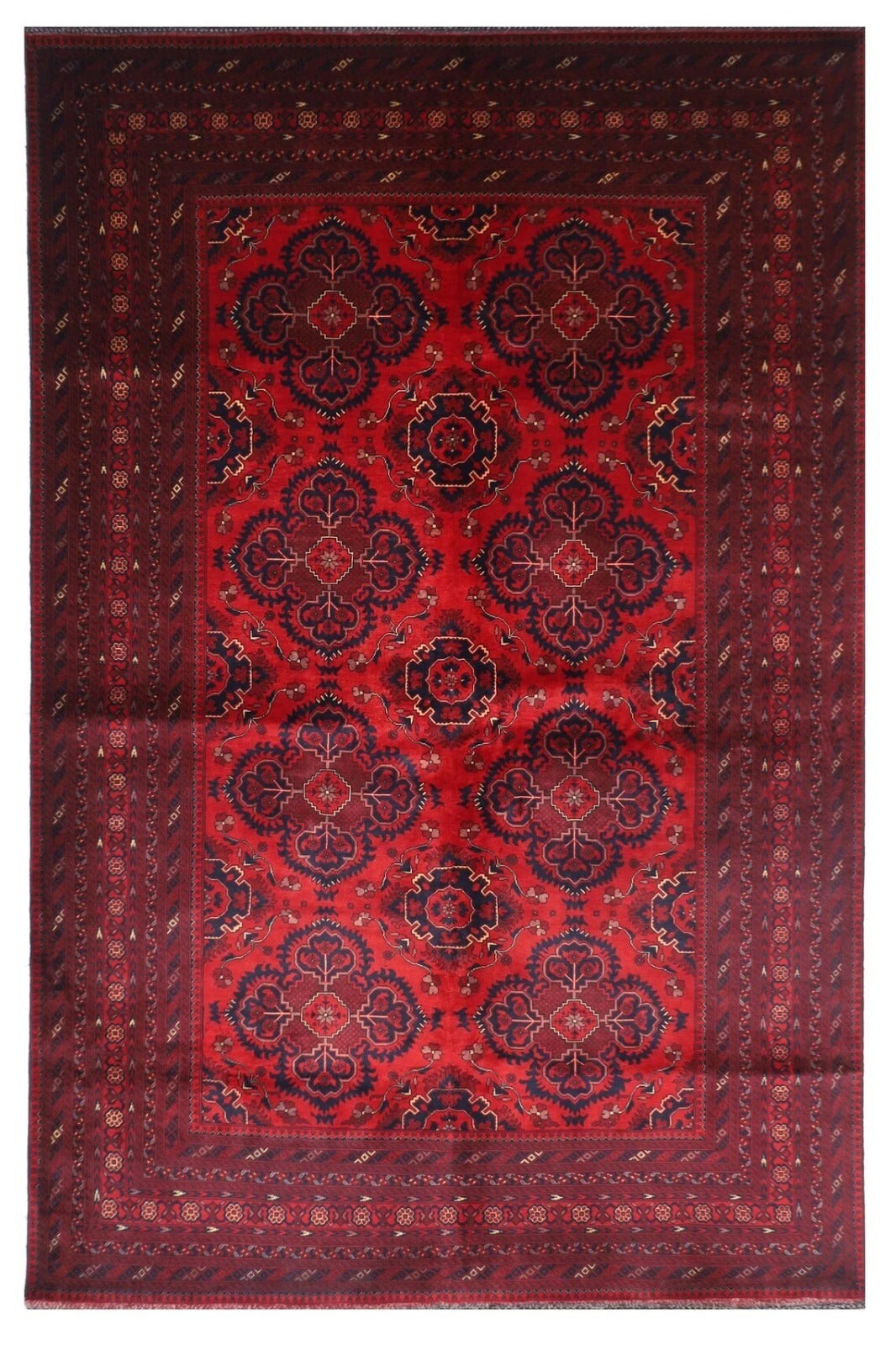 202 x 312 cm | Belgic Afghan Tribal Hand Knotted Carpet