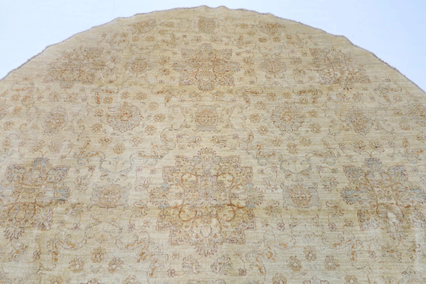 268 x 271 cm | Zeigler Afghan Tribal Hand Knotted Wool Round Carpet