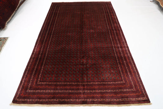 195 x 297 cm | Fine Mori Bokhara Afghan Tribal Hand Knotted Carpet