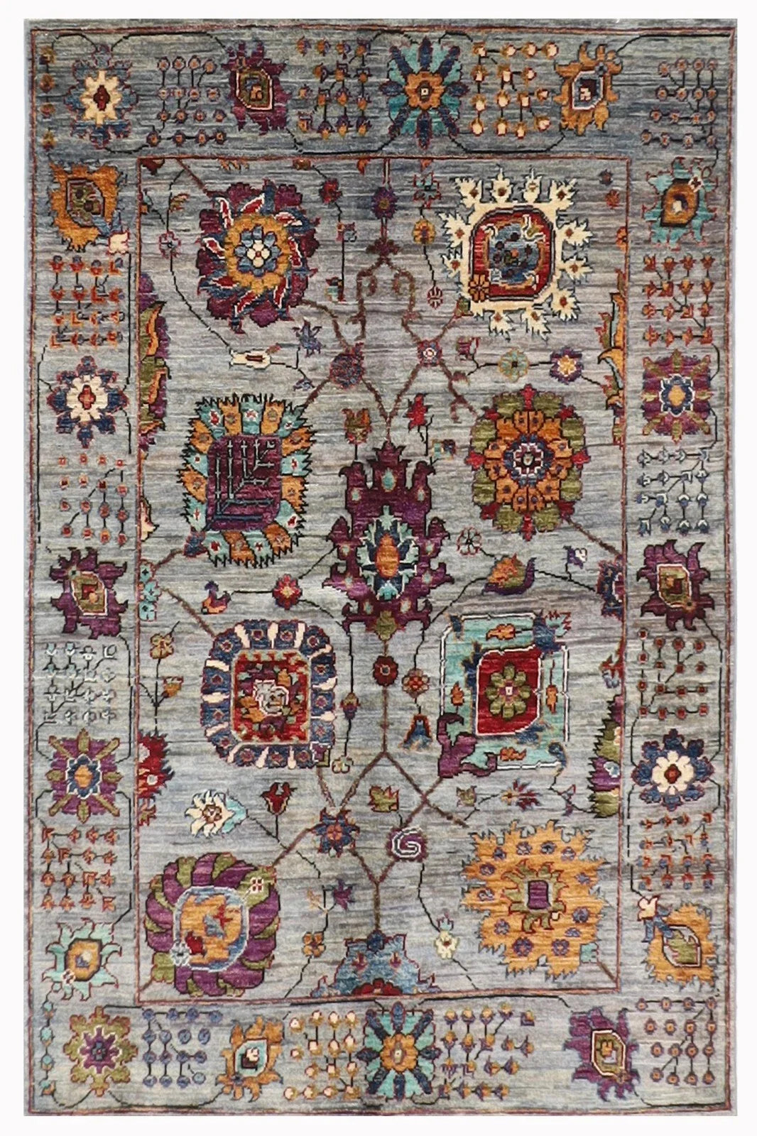 120 x 180 cm | 4 x 6 ft - ART WOOL CARPET
